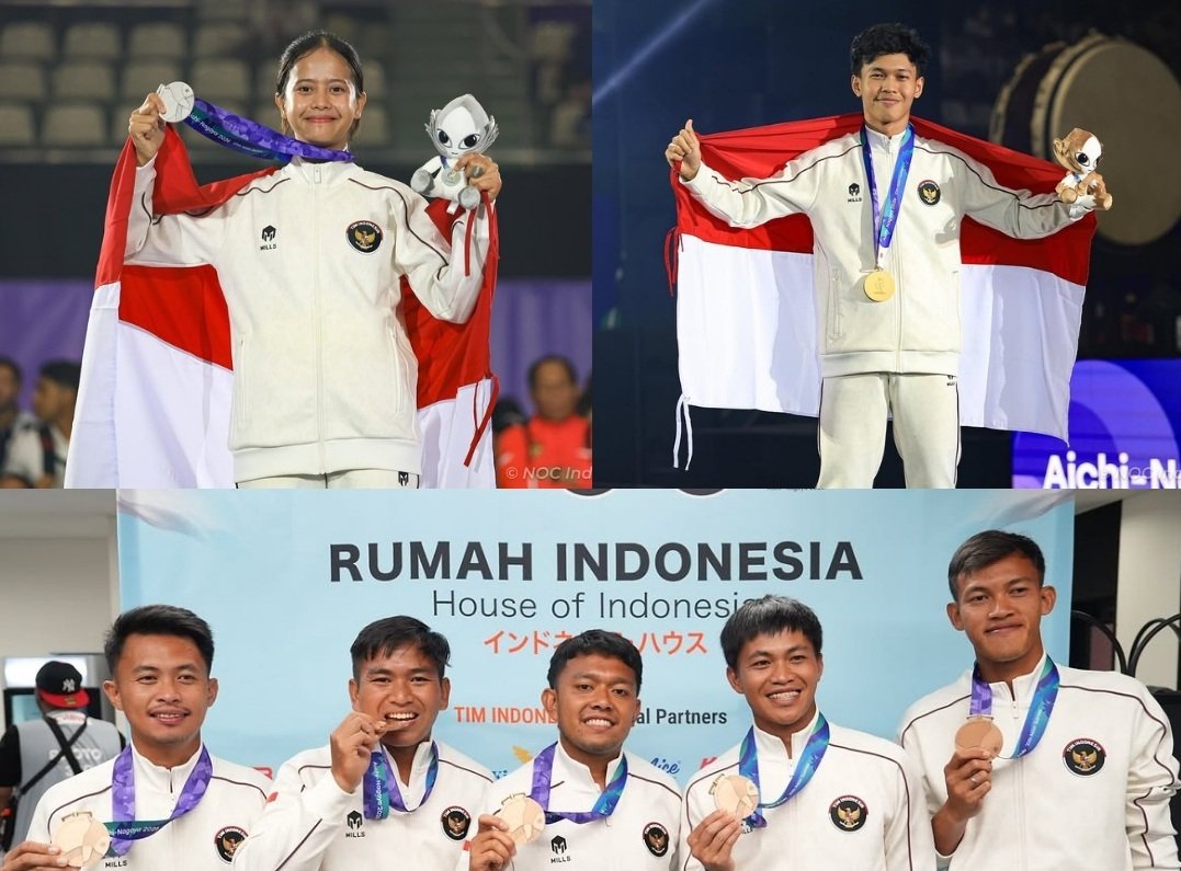 Perolehan Medali Sementara Asian Games 2026, Indonesia Peringkat 12 dengan 1 Perak dan 4 Perunggu